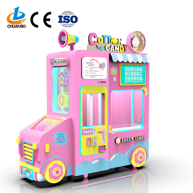 Sugar Cotton Candy Floss Vending Machine 730 detail-