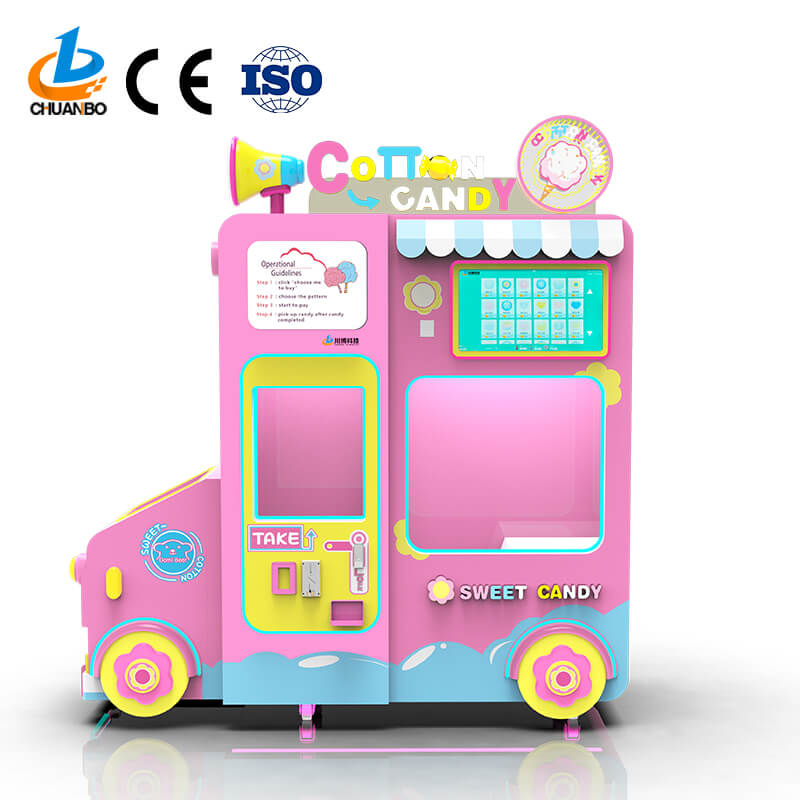 Sugar Cotton Candy Floss Vending Machine 730 detail-