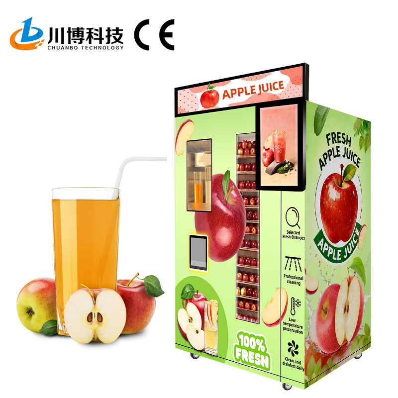 automatic apple juice vending machine