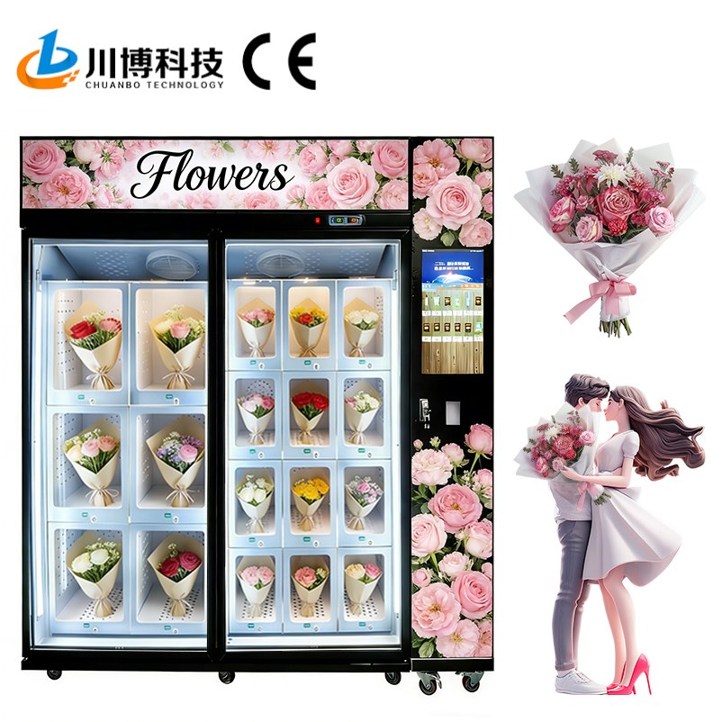 Fresh flower vending machine